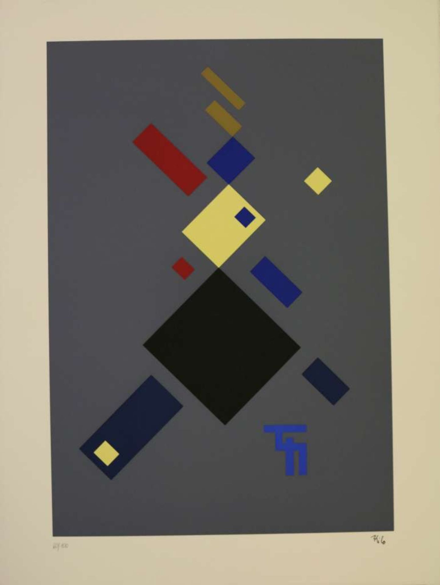Thilo MAATSCH (1900-1983), Mappe mit drei Serigraphien, 1981-83, Bogenmaße: ca. 56 x 76 cm. - Bild 7 aus 12