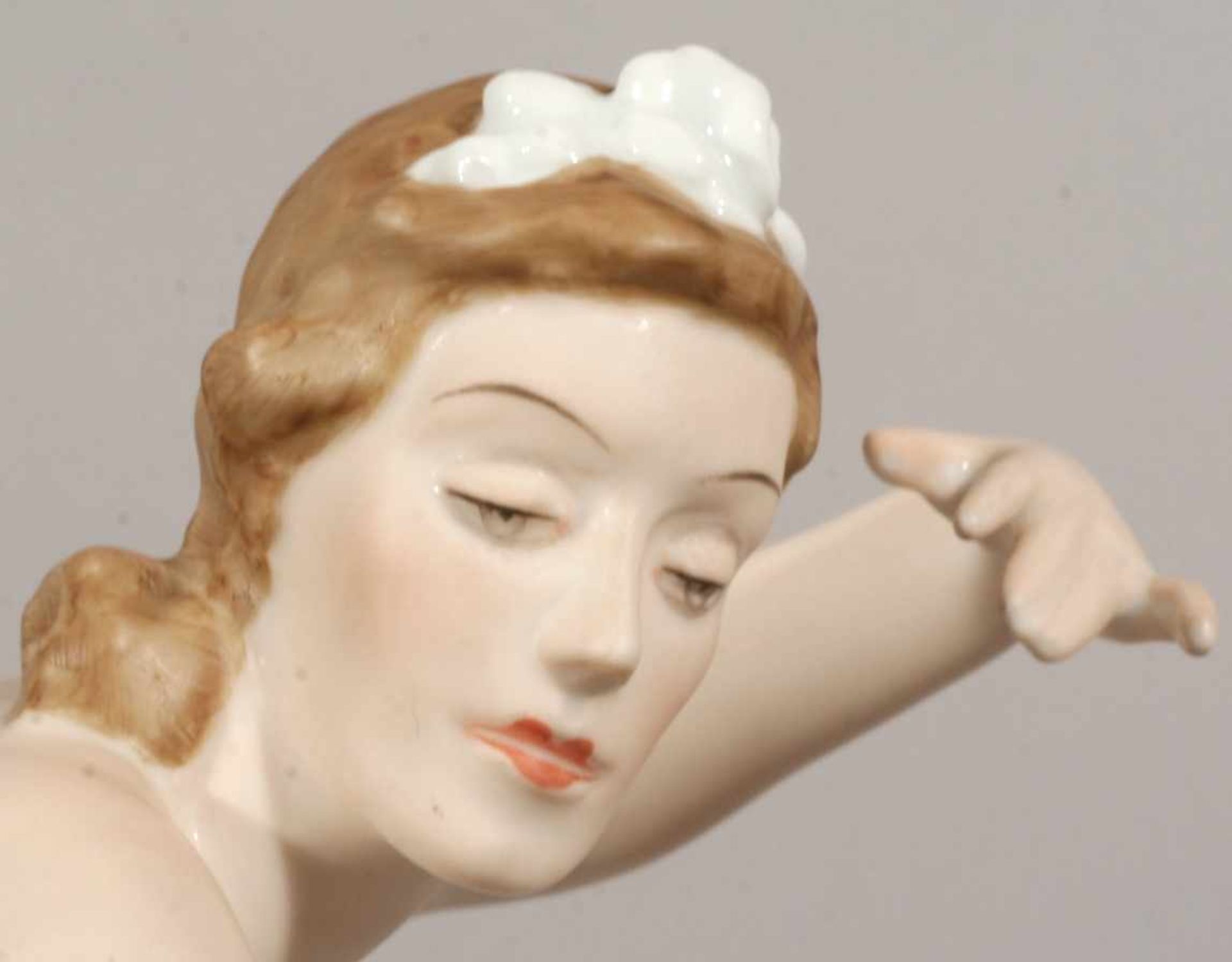 Porzellan-Figur, "Adagio (Daisy Spies)", Rosenthal, Kunstabteilung Selb, ab 1957, Entw.: - Bild 5 aus 9