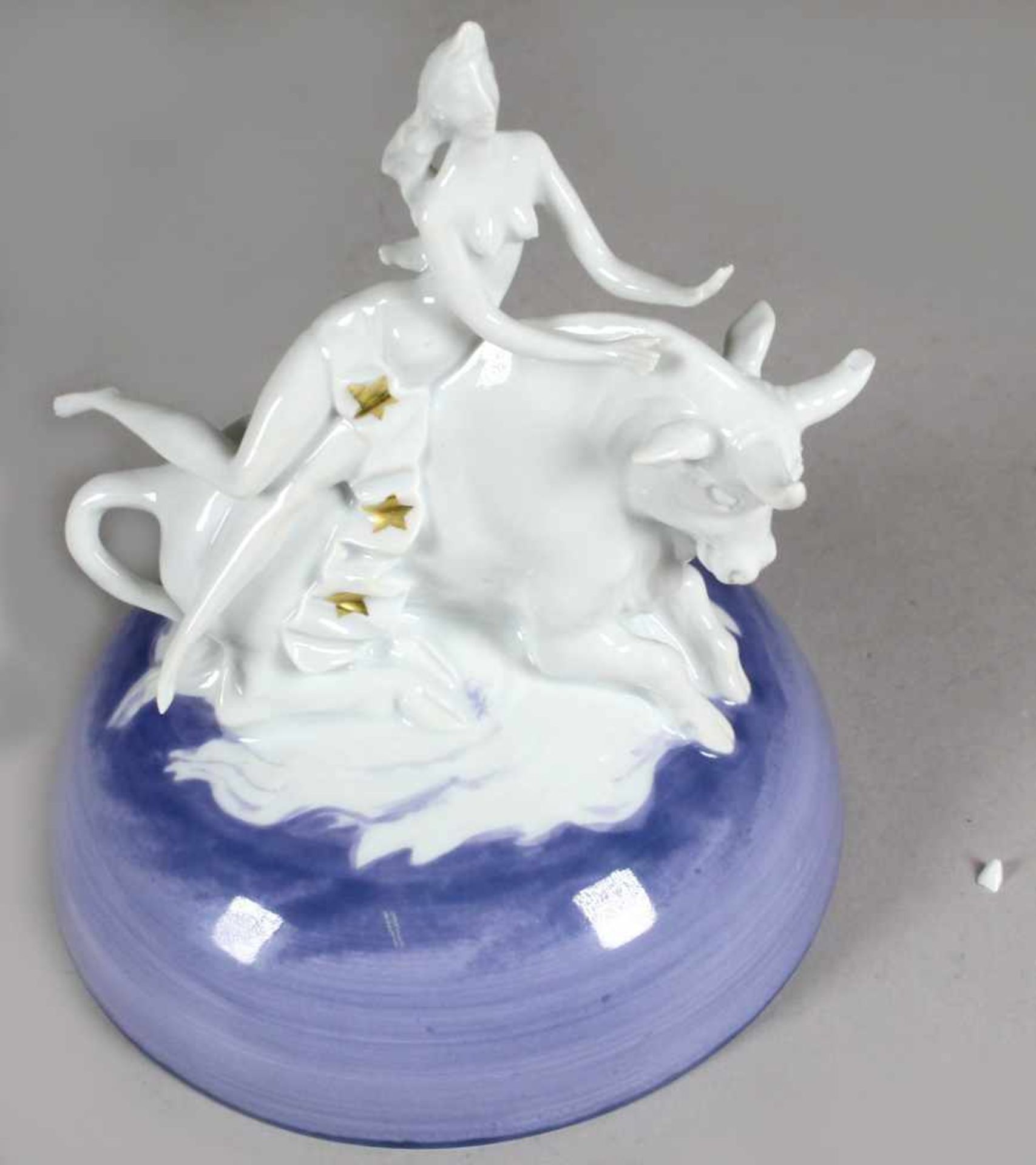 Porzellan-Deckeldose, "Europa", Meissen, 1993, Entw.: Peter Strang, limitiert auf 500 - Bild 2 aus 10