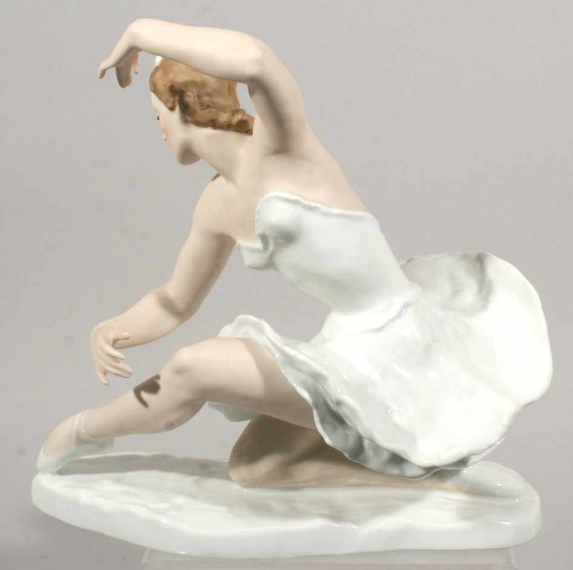 Porzellan-Figur, "Adagio (Daisy Spies)", Rosenthal, Kunstabteilung Selb, ab 1957, Entw.: - Bild 4 aus 9