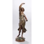Bronze-Plastik, "Orientalische Tänzerin", Coudray, Georges Charles, ca. 1883 - 1932,<