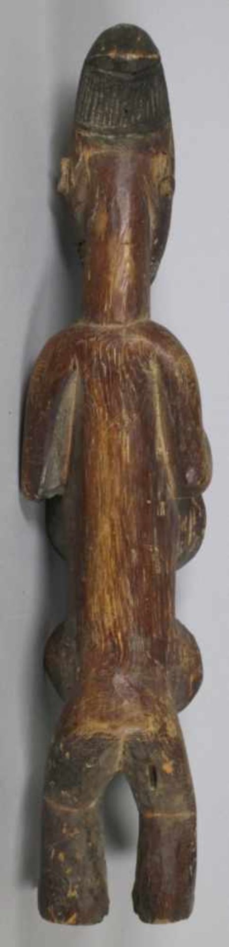 Kult-Figur bzw. Ritualgefäß, Mangbetu, Kongo, plastische, stehende Darstellung mit vor<b - Bild 2 aus 4