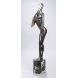 Bronze-Plastik, "Leda", Bruni, Bruno, geb. 1935 in Gradera/Italien, vollplastische,