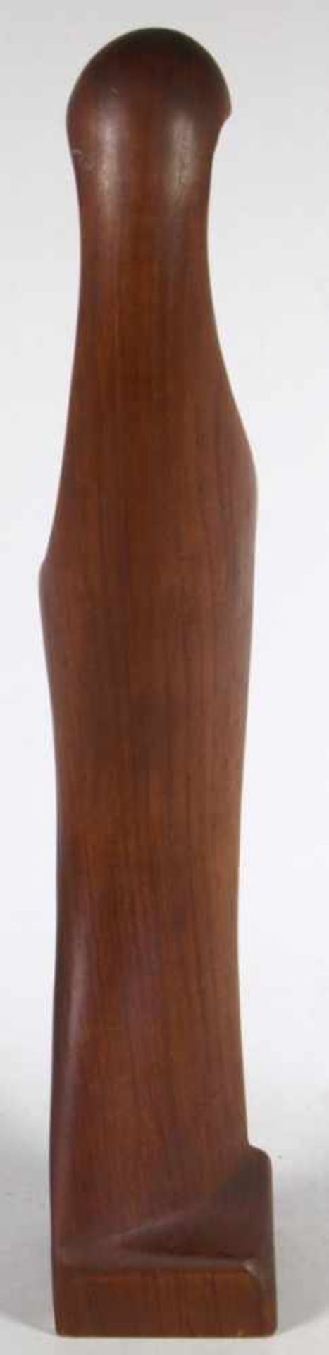 Holz-Figur, "Abstrakte Figurendarstellung", Design Simon, Dänemark, 50er Jahre, überRechtecksockel - Bild 2 aus 3