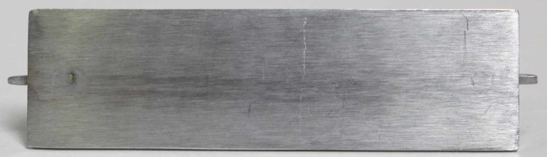 Zwölf Art Déco Metall-Messerbänke, Yorel, Frankreich, auf rechteckige Sockelplatte - Bild 4 aus 4