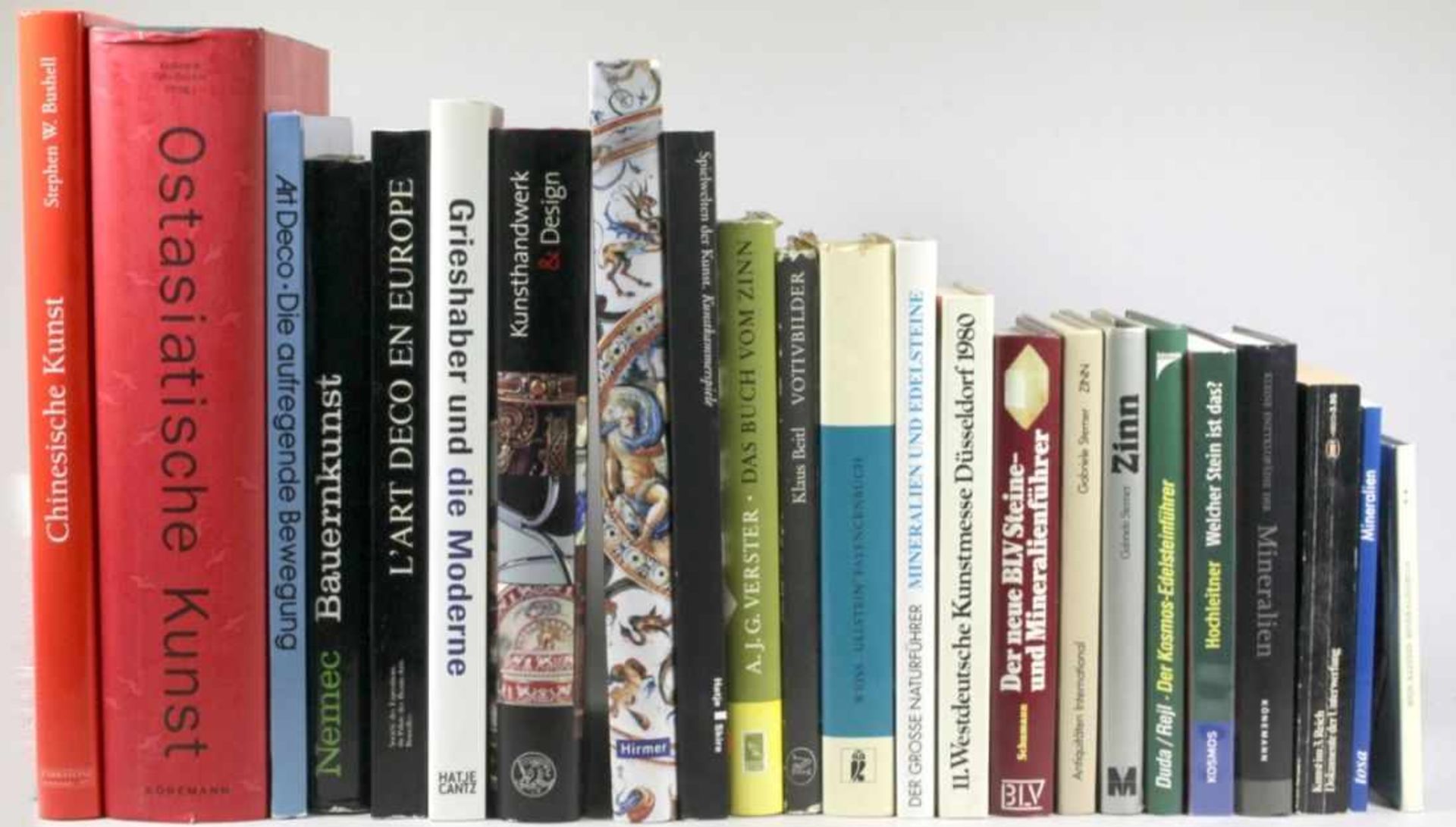 Konvolut Bücher, 23-tlg., Thema: Kunst, unterschiedliche Autoren und Themen, gebrauchterZustand