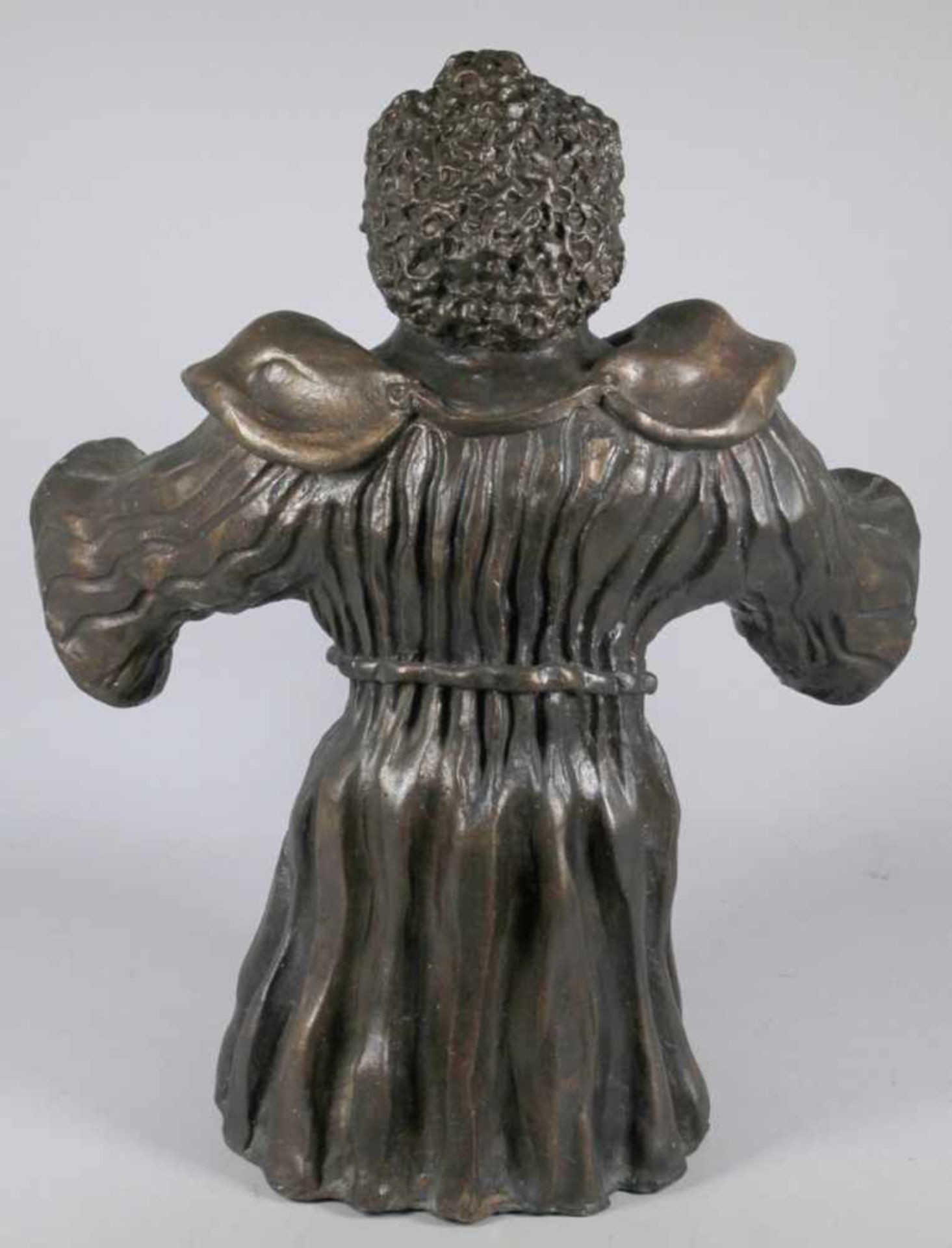 Bronze-Plastik, "Othello", Dettmer, Nikos Wolfgang, geb. 1956 in Hamm/Westfalen,humoristische, - Bild 2 aus 4