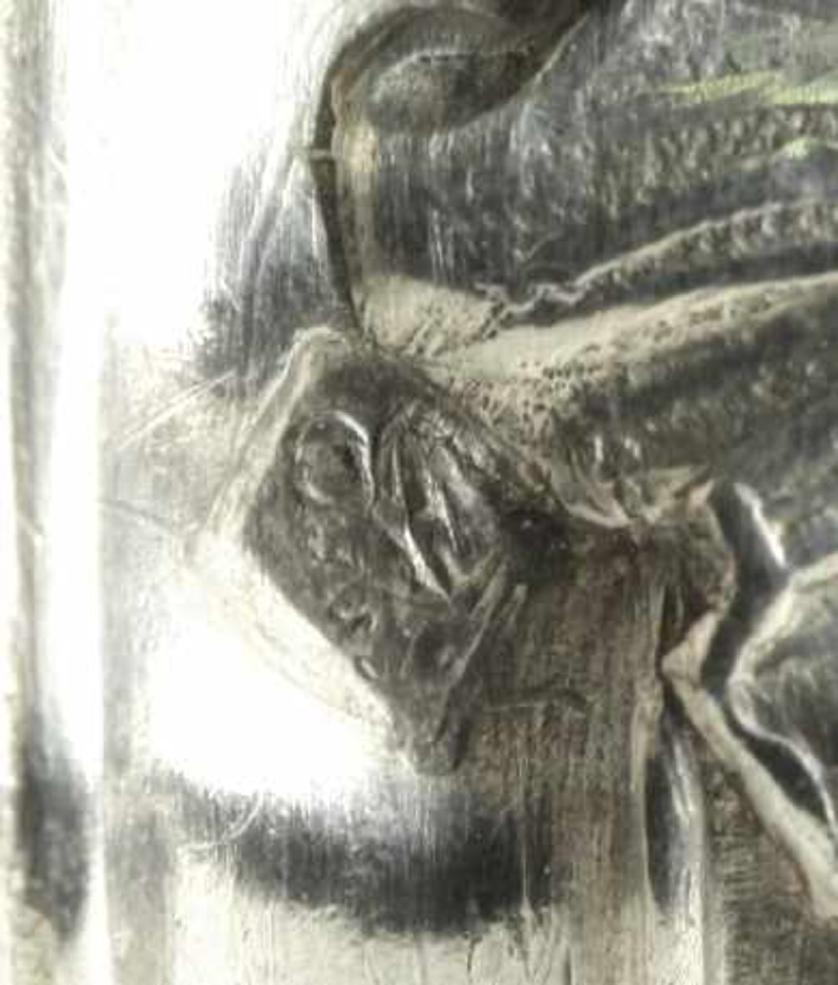 Tranchier-Besteck, 2-tlg., Frankreich, um 1890, Griffe Silber 950, bestehend aus: Messerund Gabel, - Bild 3 aus 3