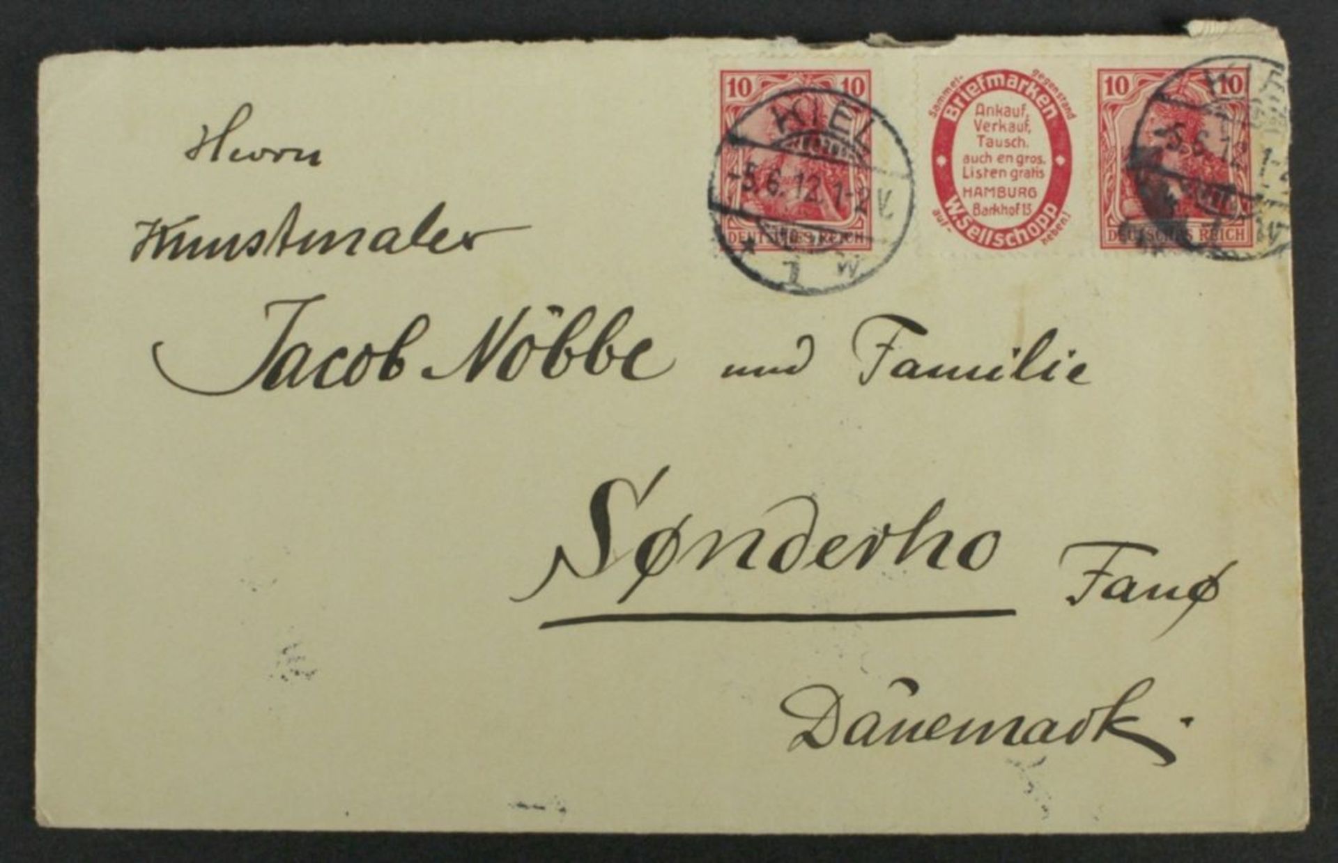 Deutsches Reich, Brief, Markenheftchen W 3.24 (mit R 24)