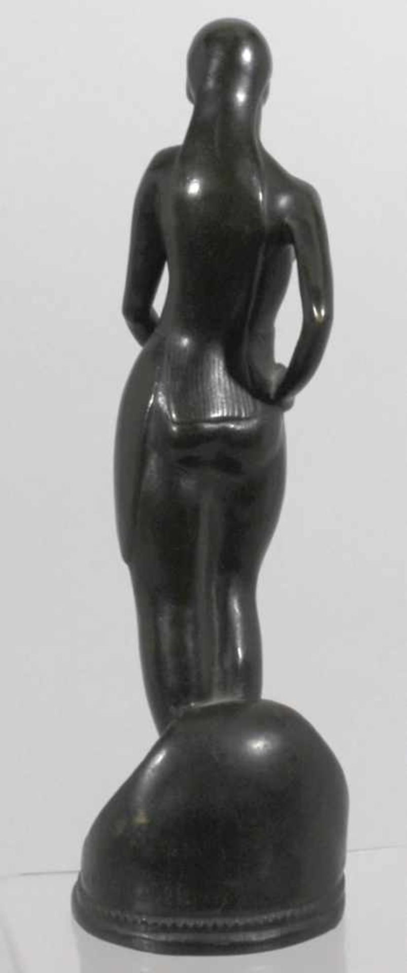 Bronze-Plastik, "Orientalin als Halbakt", Kühn, Carl Heinrich Walter, 1895 - 1970, - Bild 2 aus 3