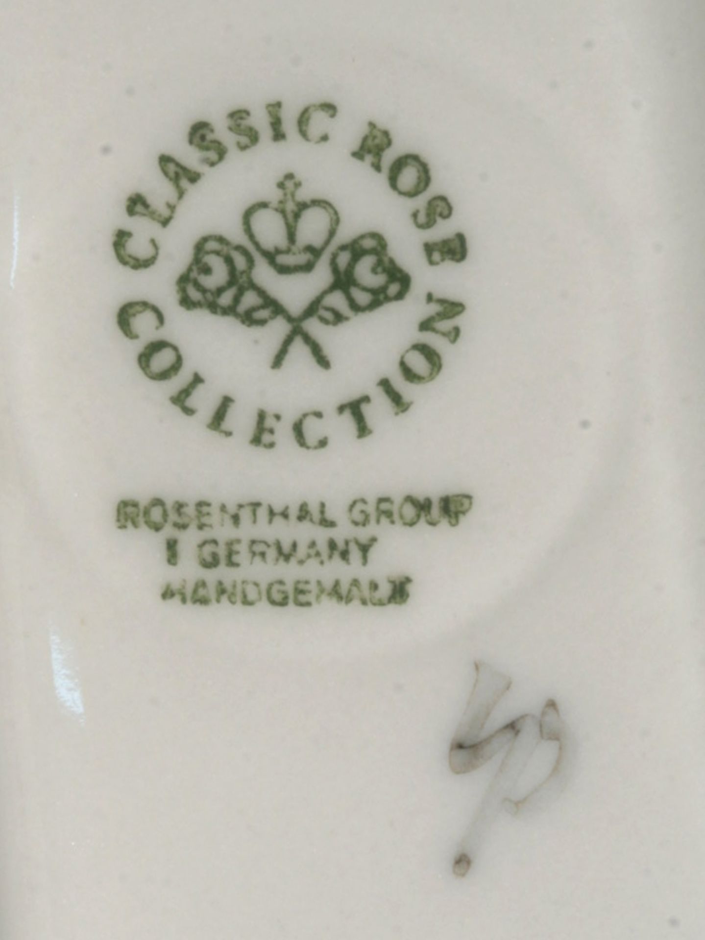 Porzellan-Tierplastik, "Entenpaar", Rosenthal, Classic Rose Collection, nach 1974, Entw.:Willy - Bild 5 aus 6
