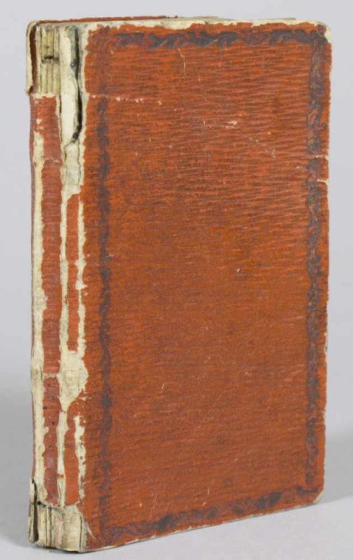 Taschenkalender, 1824, HofbuchdruckerJohan BaptistReindl, Bamberg, Gebrauchsspuren, Rückenteils - Bild 3 aus 3