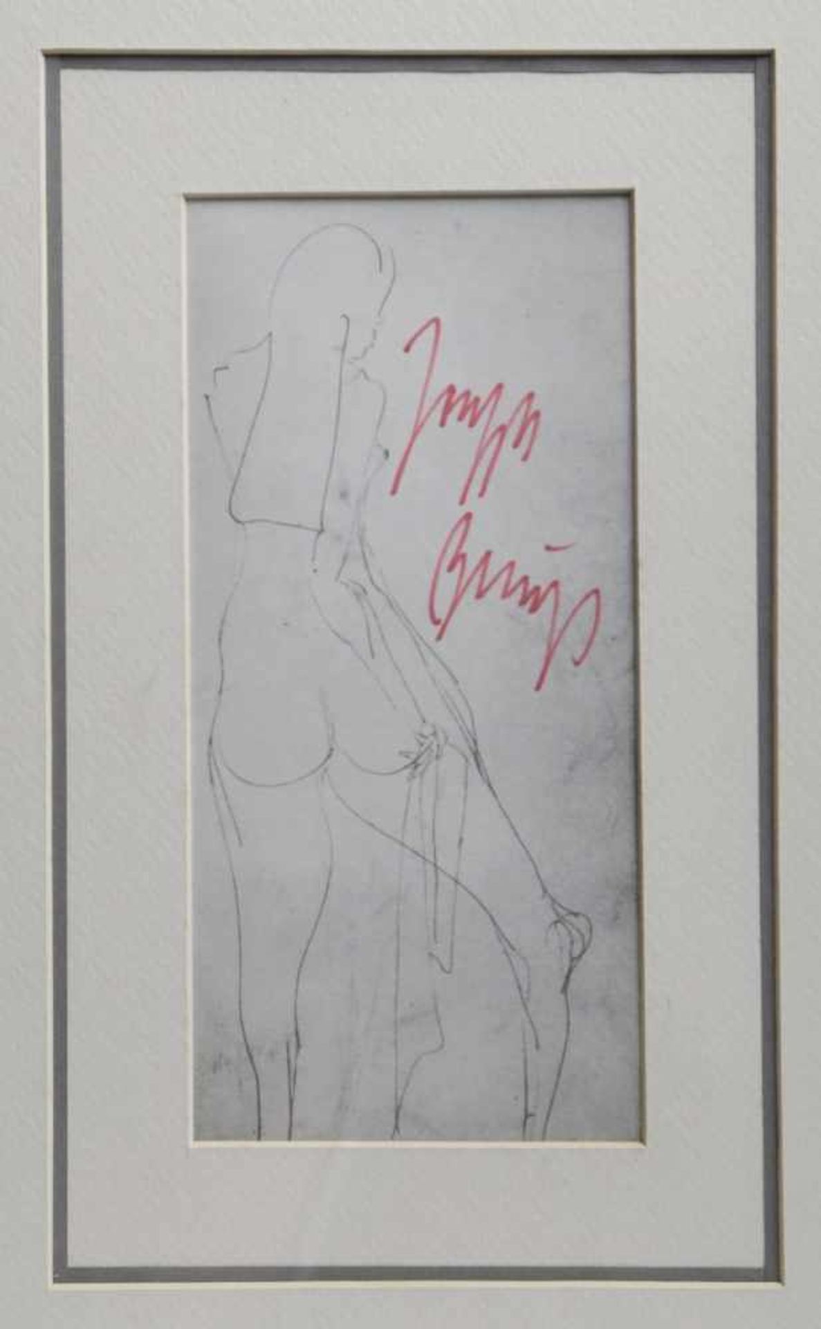 Beuys, Joseph, Kleve 1921 - 1986 Düsseldorf. "Frauen, Einladungskarte zur Ausstellung inDüsseld