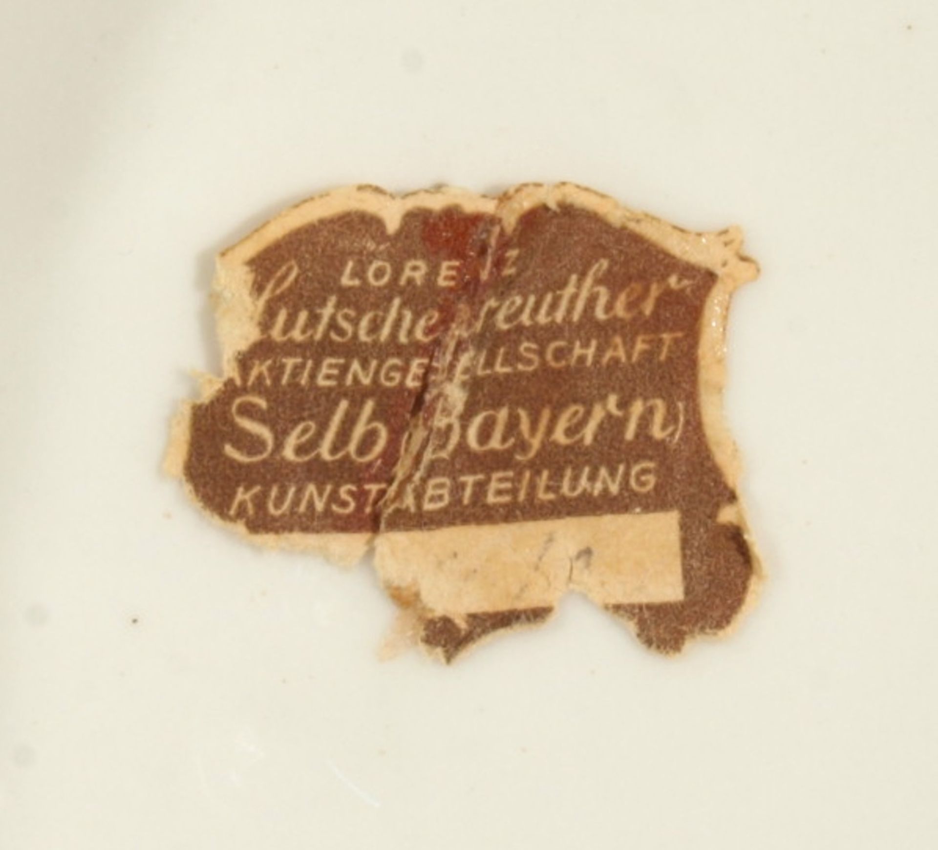 Porzellan-Deckeldose, "Kleine Schnitterin", Lorenz Hutschenreuther, Kunstabteilung, um1965-67, - Bild 5 aus 5