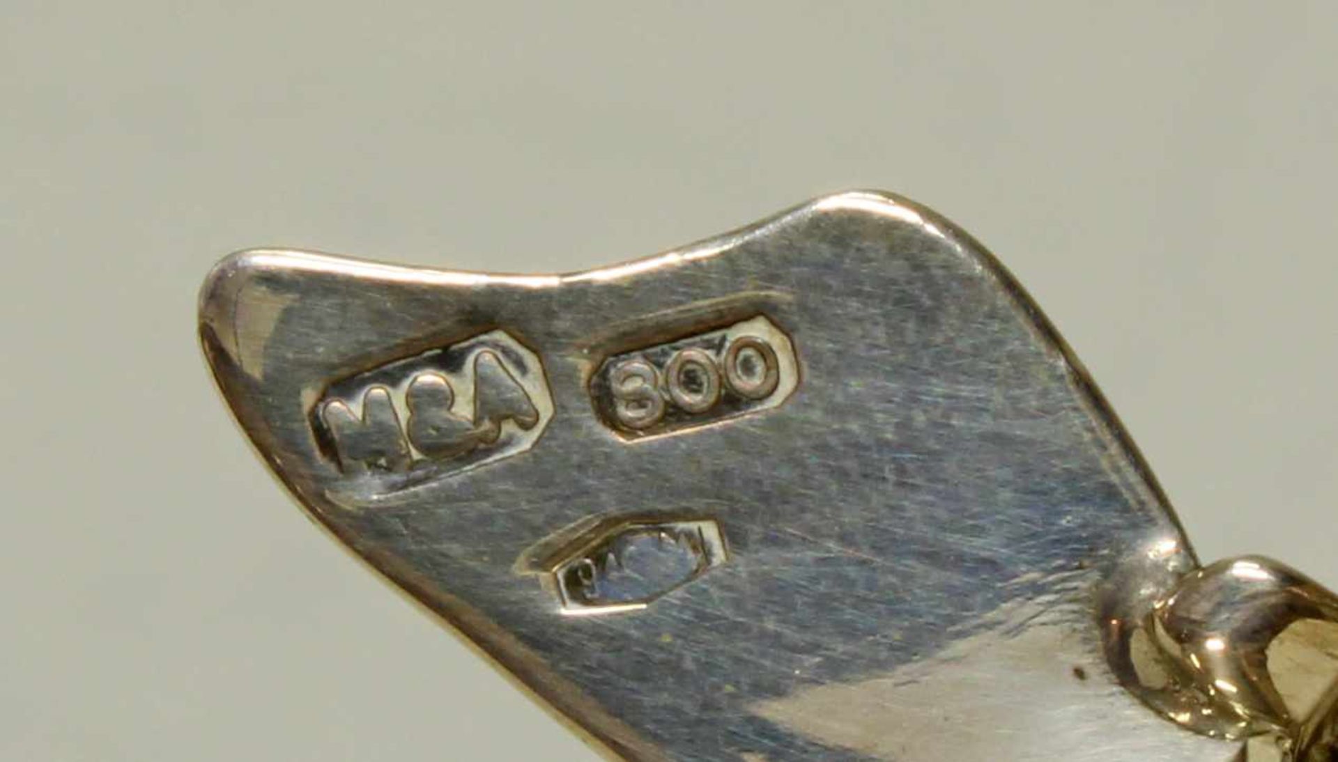 2 Schälchen, "Apfel", "Birne", Silber 800, Italien, je 2 cm hoch, zus. ca. 92 g< - Image 2 of 2
