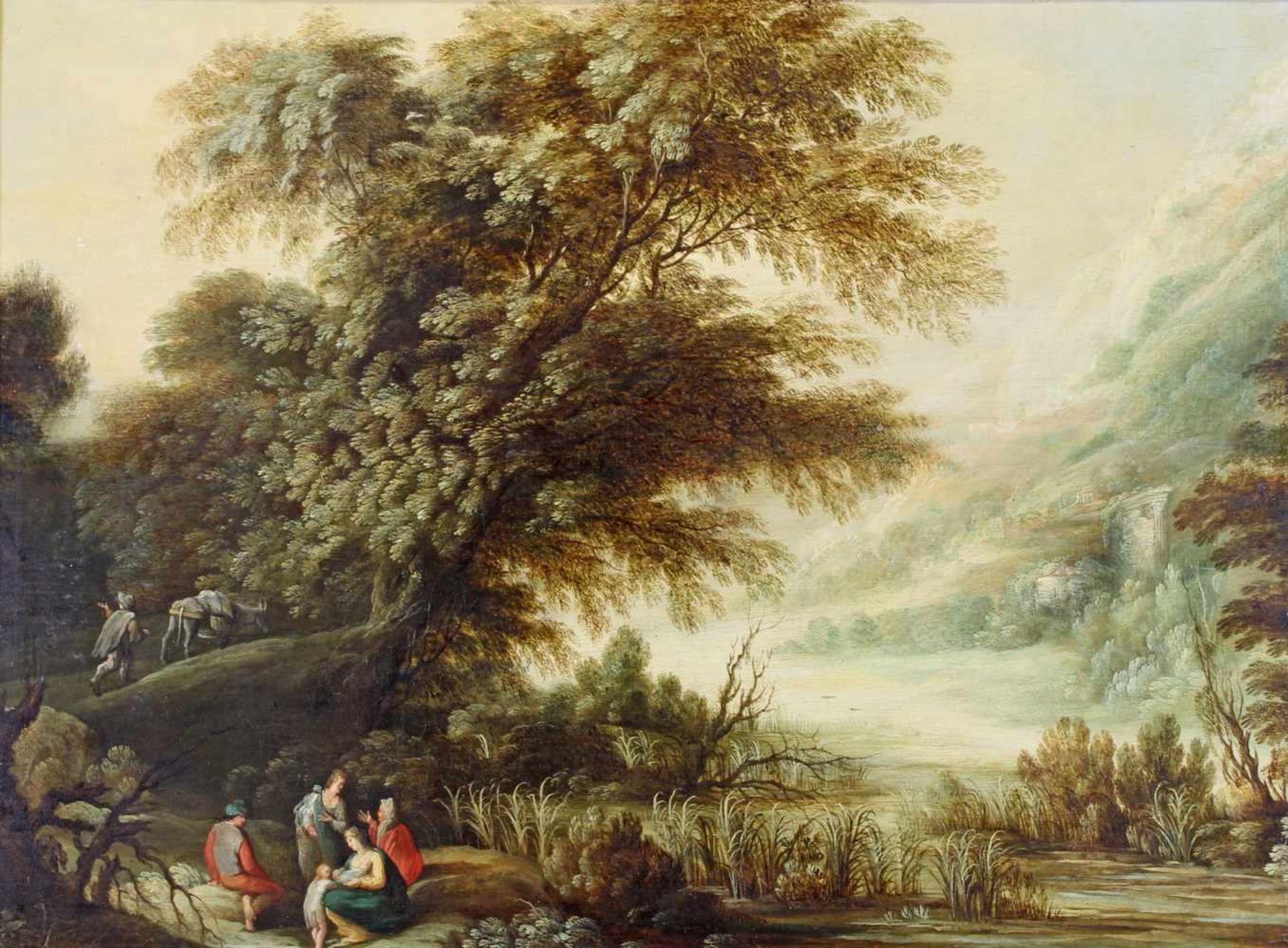 Keirincx, Alexander (1600 Antwerpen - 1652 Amsterdam), zugeschrieben, "Waldlandschadt mit