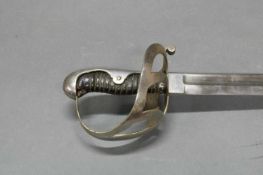 Kavallerie-Säbel, Preussen, Modell 1852, Mannschaften, Metallscheide, ein Tragering, 97 cm bzw.