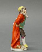 Porzellanfigur, "Pantalone", Meissen, Schwertermarke, 1. Wahl, Modellnummer 11 a, polychrom und