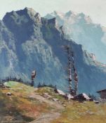 Graboné, Arnold (1896 München - 1982 Starnberg, Landschaftsmaler), "Blick auf den Monte Cristallo,