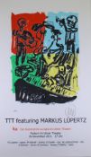 Lüpertz, Markus (geb. 1941 Liberec (Reichenberg) / Tschechien), Farblithografie, "TTT featuring