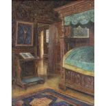 Parmentier, Pol C. (geb. 1902, belgischer Stillleben- und Interieurmaler), "Interieur", Öl auf