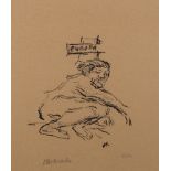 Kokoschka, Oskar (1886 Pöchlarn - 1980 Montreux), Lithografie, "Europa", signiert, nummeriert 88/