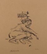 Kokoschka, Oskar (1886 Pöchlarn - 1980 Montreux), Lithografie, "Europa", signiert, nummeriert 88/