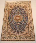 Tudesch-Nain, Iran, mit Seide, ca. 1.64 x 1.00 m