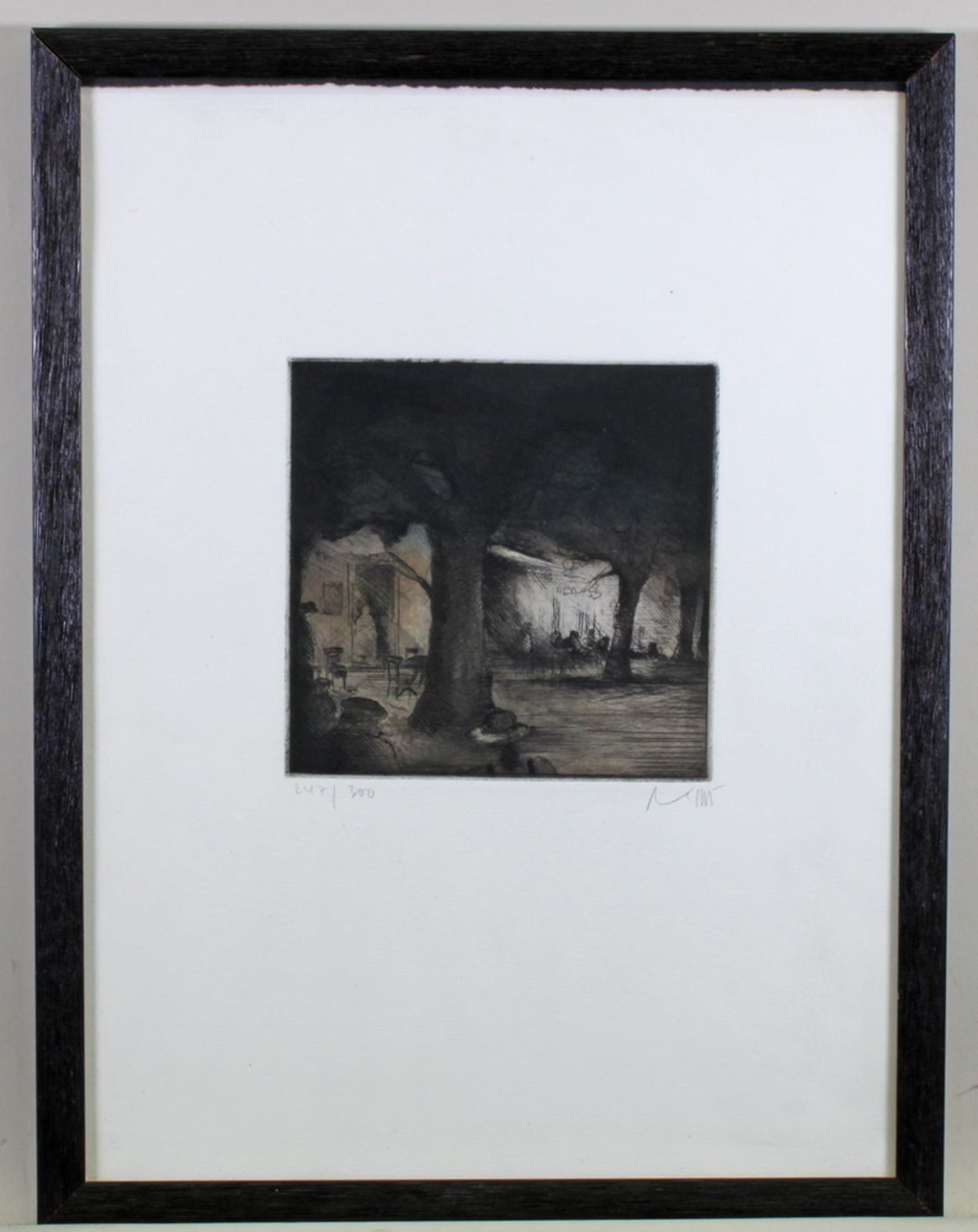 Lichtner-Aix, Werner (1939 - 1987), Radierung, "Place du midi", signiert, nummeriert 247/300, 15 x - Image 2 of 3
