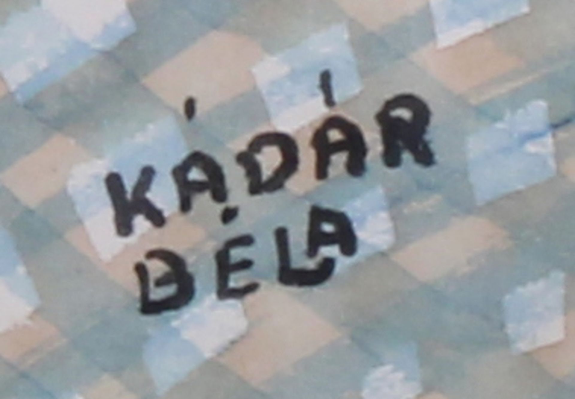 Kádár, Bela (Budapest 1877 - 1955, Studium an der KA Budapest, unternahm Studienreisen nach - Image 2 of 3