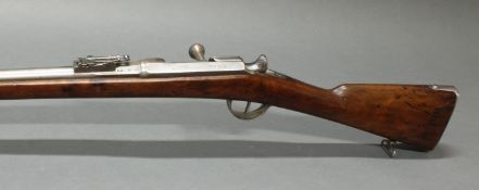 Chassepot-Gewehr, mit Jatagan-Bajonett in Metallscheide, Frankreich, St. Etienne, 1866,