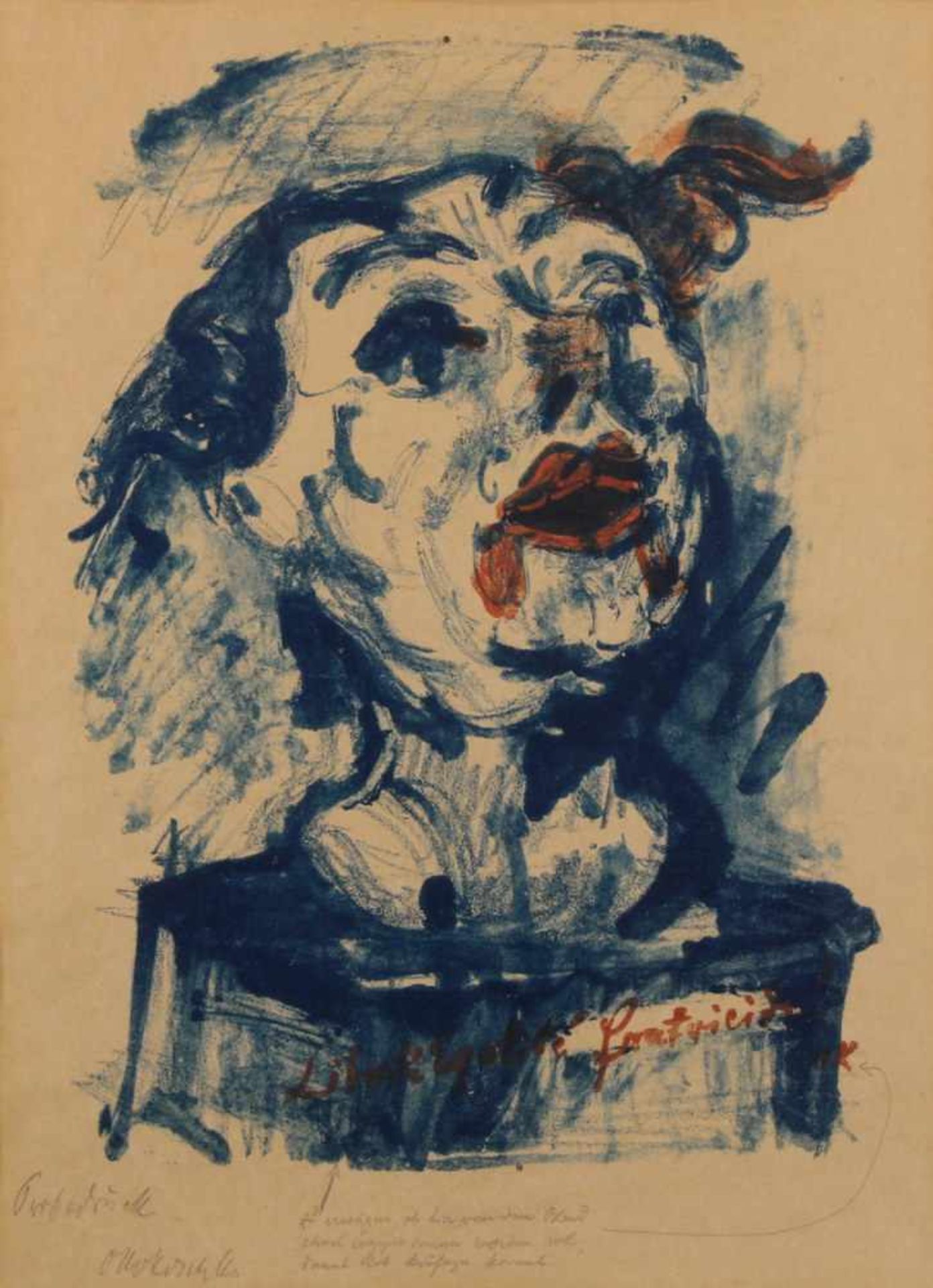 Kokoschka, Oskar (1886 Pöchlarn - 1980 Montreux, Studium an der Kunstgewerbeschule des
