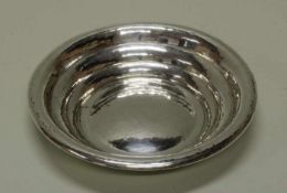 Schale, Silber 800, deutsch, Art Déco, martelliert, 2.8 cm hoch, ø 16 cm, ca. 92 g