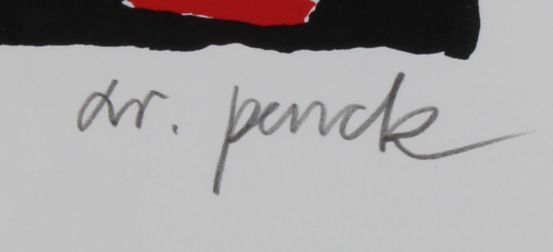 Penck, A.R. (1939 Dresden - 2017 Zürich, bedeutender zeitgenössischer Künstler und Vater der Neuen - Image 3 of 3