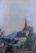 Trümper, August (1874 Altona - 1956 Oberhausen, deutscher Maler, Grafiker und Aquarellist), "Blick