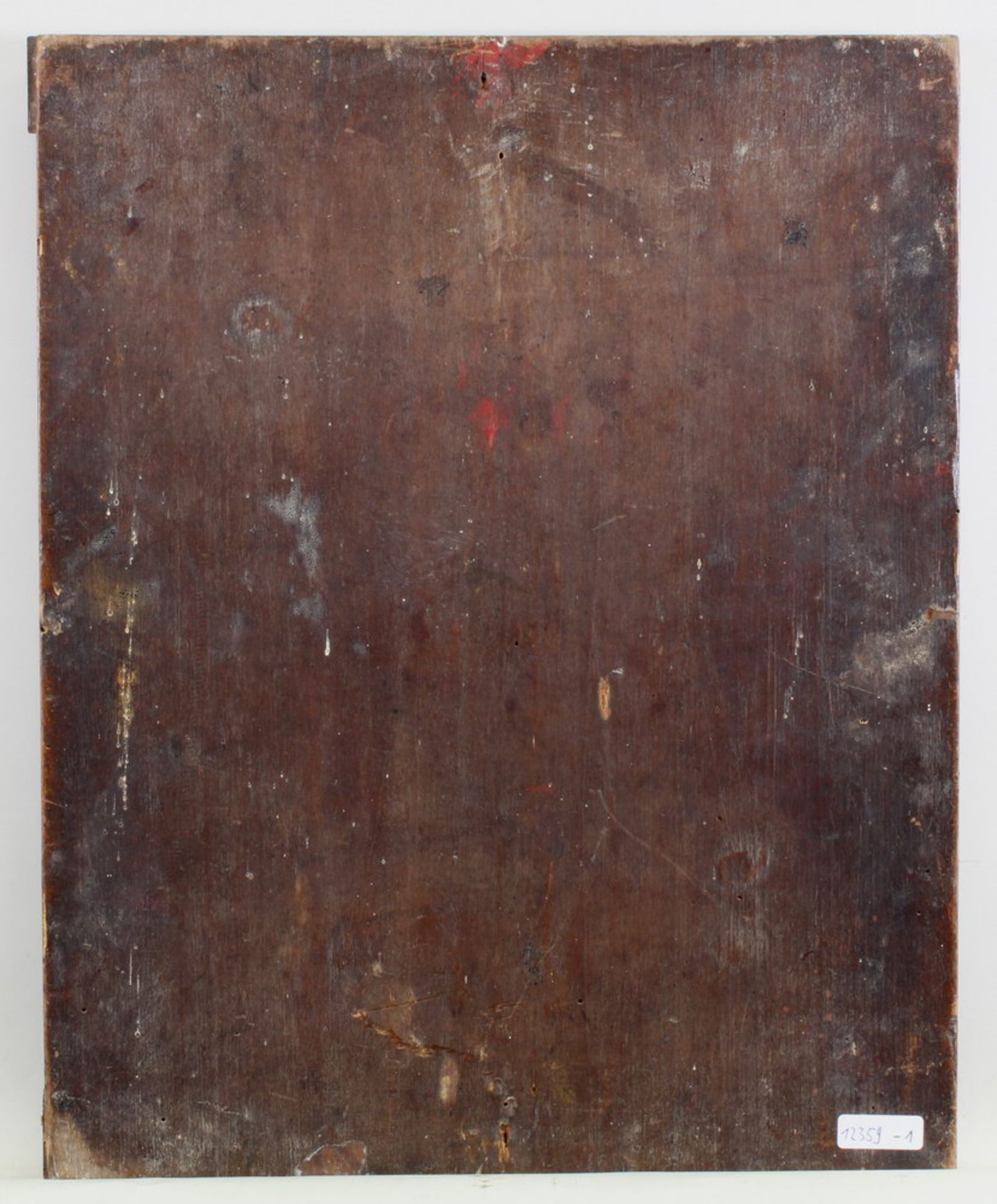 Ikone, Tempera auf Holz, "Johannes der Täufer", Russland, 19. Jh., 40 x 32.5 cm, zahlreiche - Bild 6 aus 6