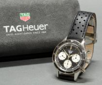 Herrenarmbanduhr, Heuer, Modell Autavia/'Jochen-Rindt', 1960er Jahre, Ref.-Nr. 2446 H Cal. 72,