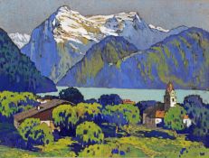 Bollmann, Emil (1885 Kyburg - 1955 Winterthur, Schüler von Anton Seder, Schweizer Landschafts- und