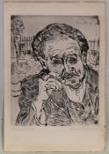 Gogh, Vincent van (1853 - 1890), nach, Druckgrafik, "Doctor Gachet", im Druck Titel- und