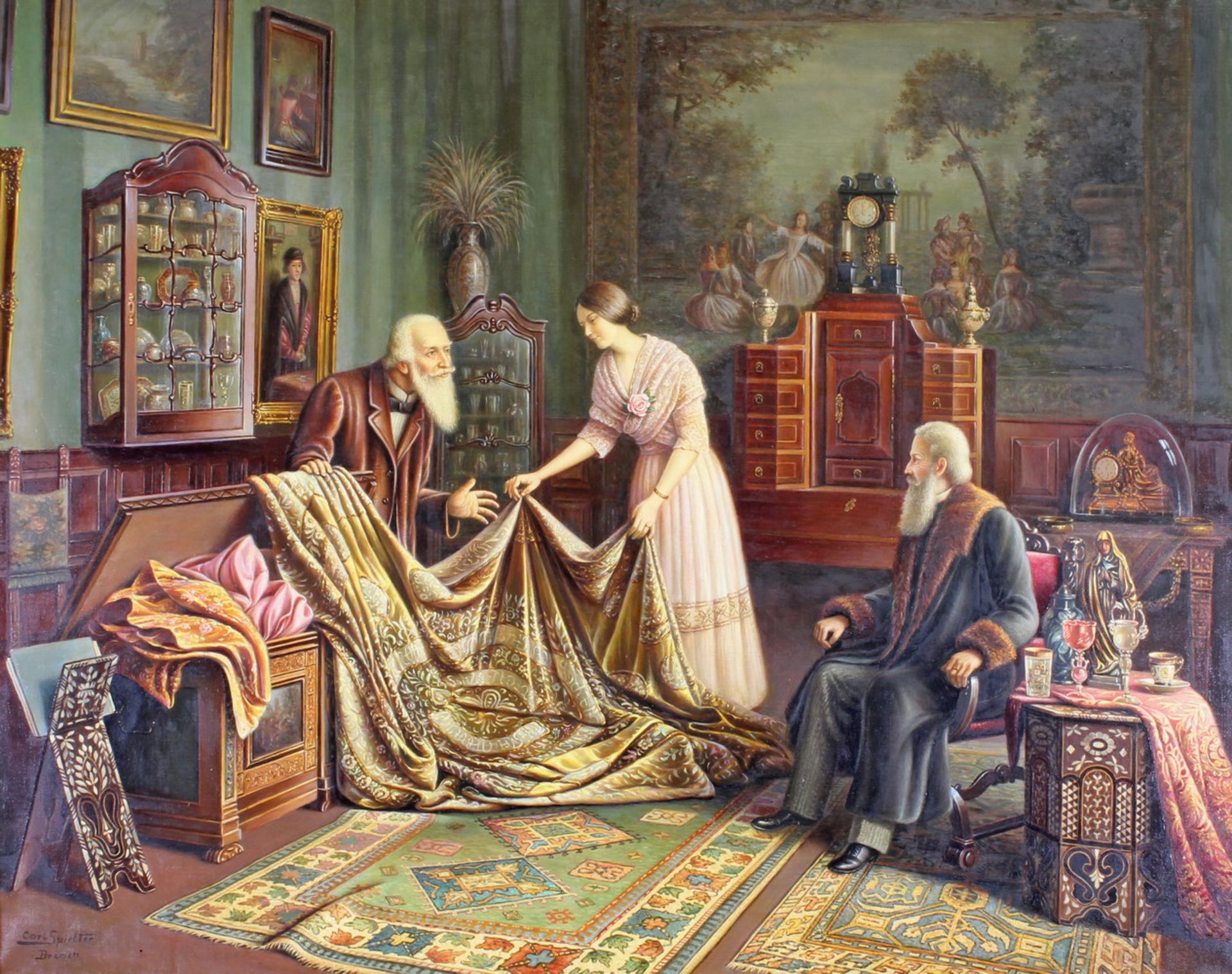 Spielter, Carl Johann (1851 Bremen - 1922 ebd., Studium an der Akademien der bild. Künste in München