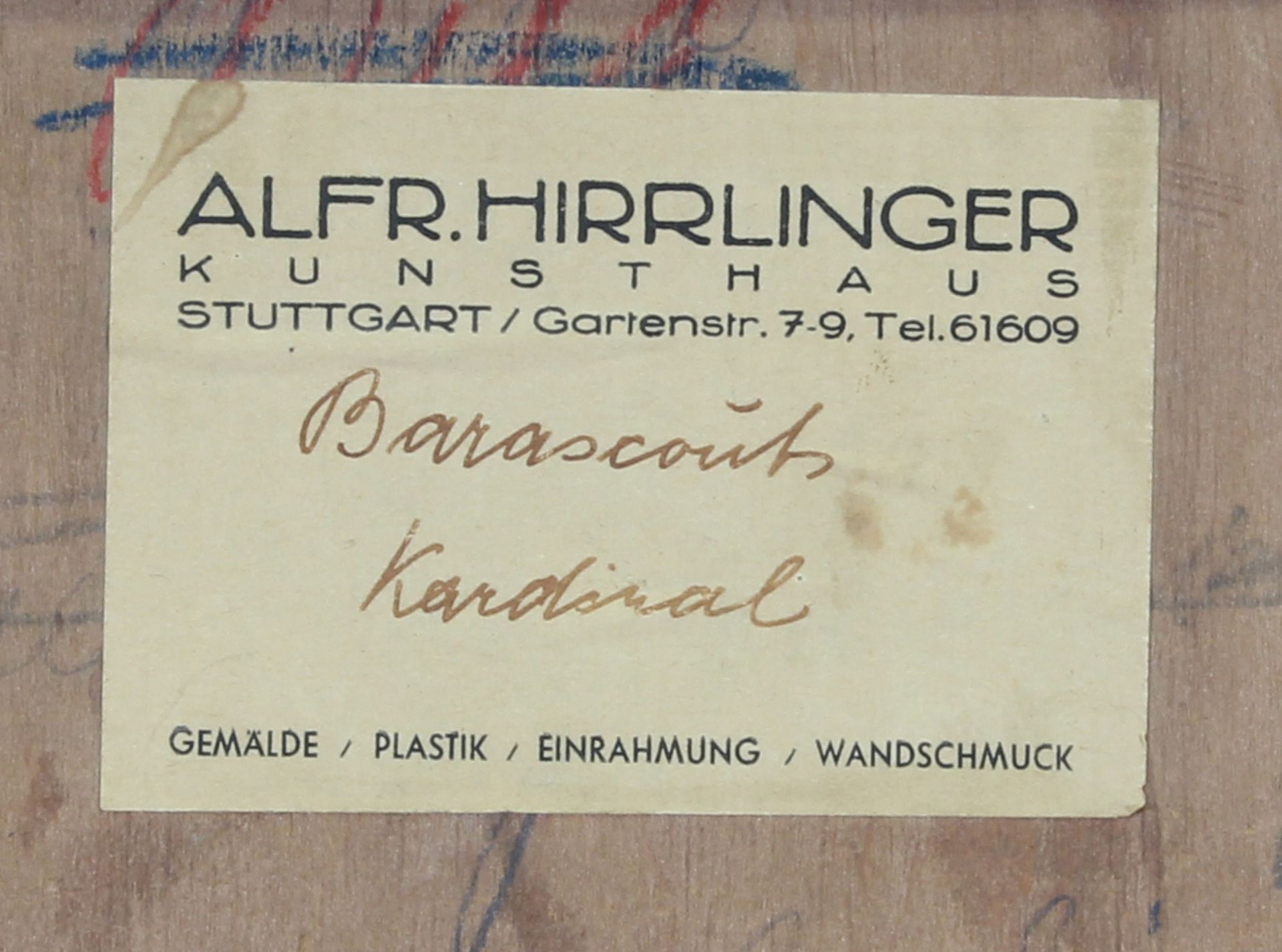 Barascudts, Max (1869 Saint-Denis - 1927 München, Studium an der KA München bei Paul Hoecker und - Bild 5 aus 5