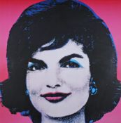 Warhol, Andy (1928 Pittsburgh - 1987 New York), nach, Farboffset, "Jackie Kennedy", ca. 90 x 90