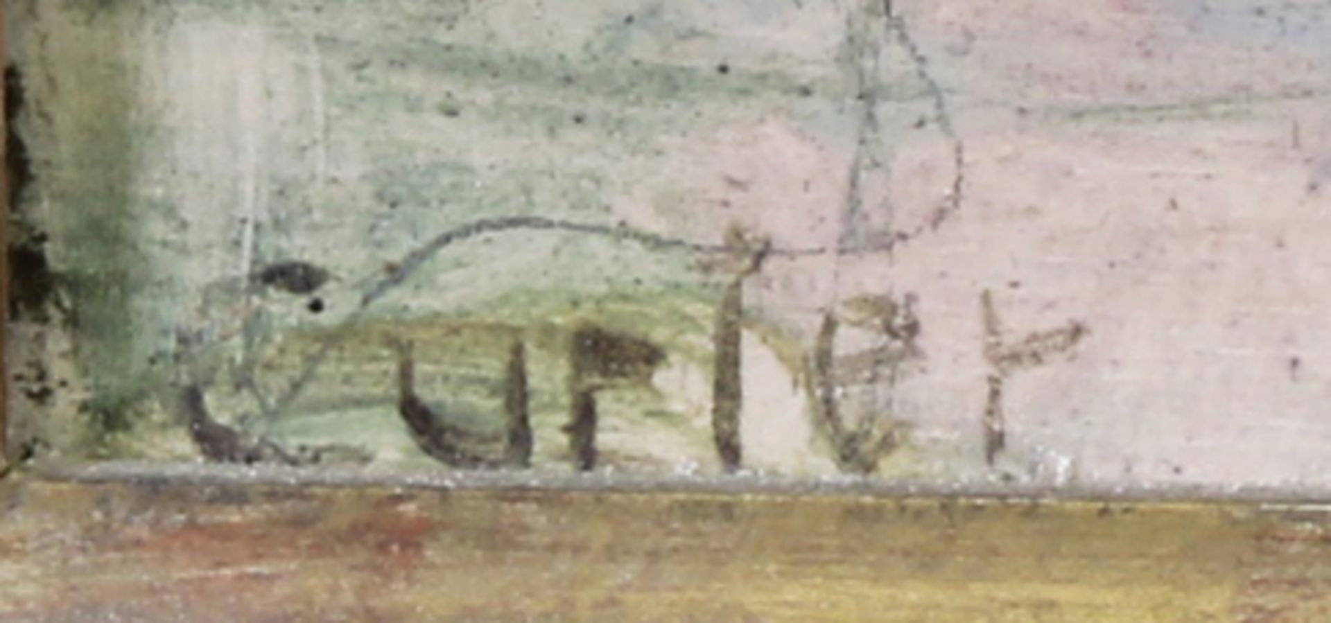 Curter, Julius (1886 - 1963), "Ansicht von Venedig", Mischtechnik auf Holz, signiert unten links - Image 4 of 5