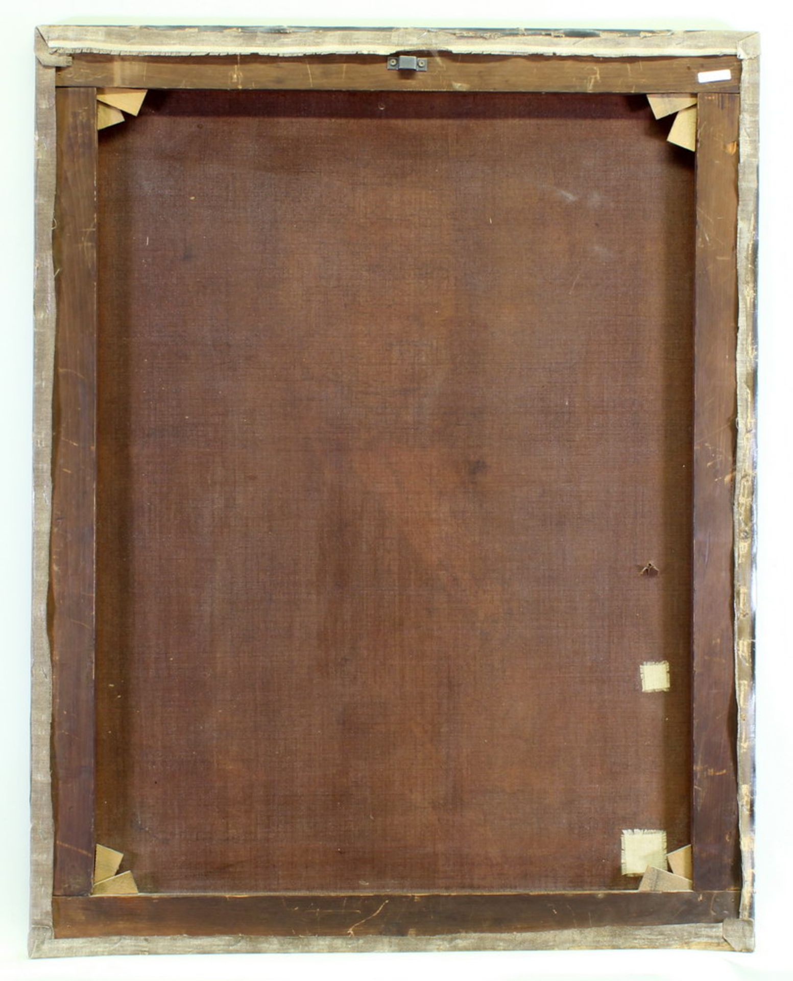 Porträtmaler (19. Jh.), "Porträt des Carl Morian", Öl auf Leinwand, doubliert, 91 x 71 cm, kleine - Image 4 of 4