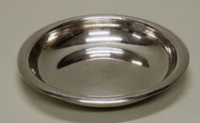 Schale, Silber 800, deutsch, leicht aufgewölbter Spiegel, ausgestellter Rand, 4 cm hoch, ø 25 cm,