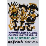 Penck, A.R. (1939 Dresden - 2017 Zürich, bedeutender zeitgenössischer Künstler und Vater der Neuen