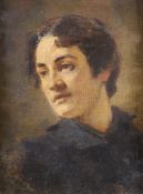 Zuber, Julius (1861 Stanislau (Galizien) - 1910), womöglich, "Porträt einer jungen Dame", Öl auf