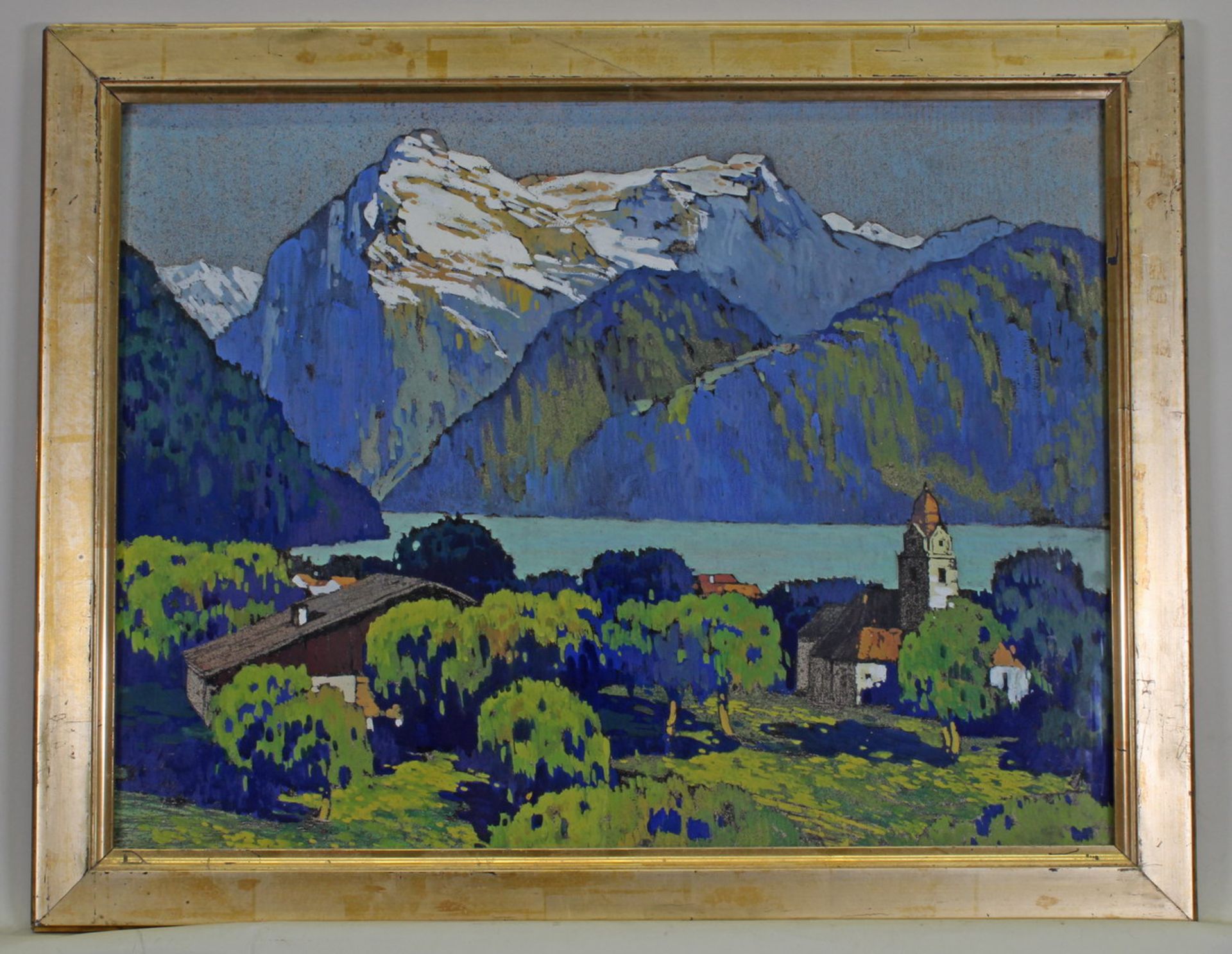 Bollmann, Emil (1885 Kyburg - 1955 Winterthur, Schüler von Anton Seder, Schweizer Landschafts- und - Bild 2 aus 4