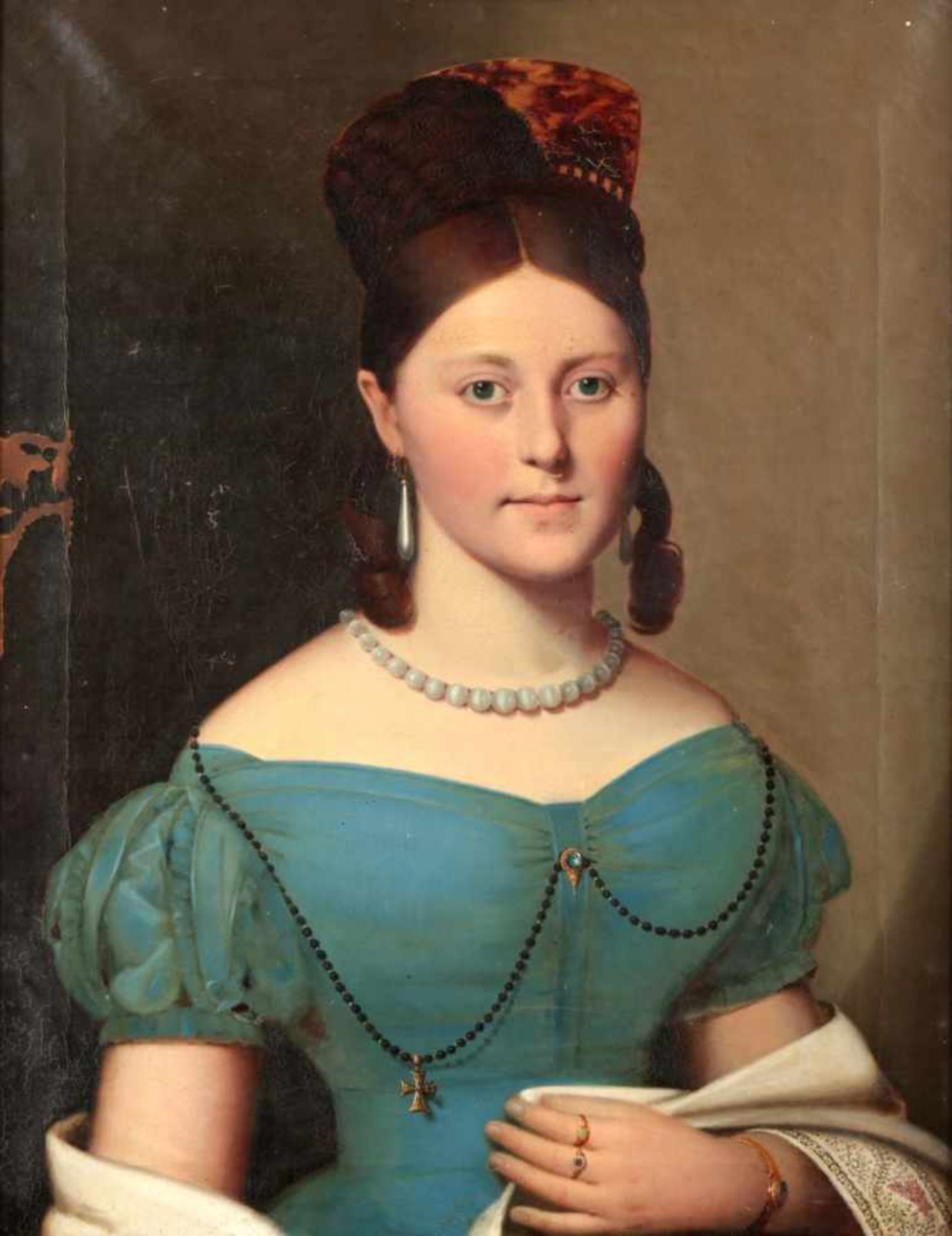 Biedermeier-Damenportrait