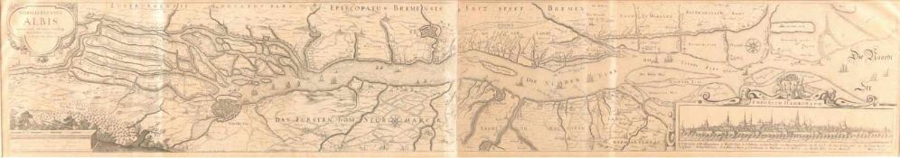 Karte des Elblaufs